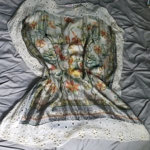 100% SILK Johnny Was tunic-style dress